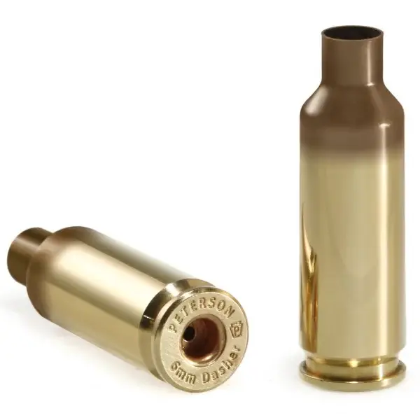 Peterson Brass 6mm Dasher Unprimed Bulk Box of 500